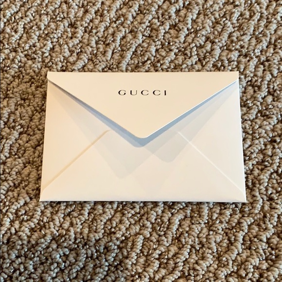 Gucci Other - Gucci paper envelope